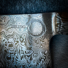 Load image into Gallery viewer, Mosaic Damascus integral petty chef